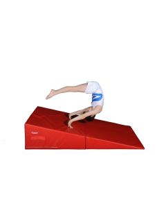 Beemat Folding Gymnastic Incline Wedge - Red