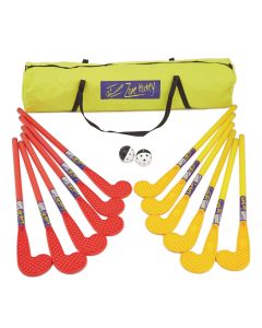 Eurohoc Zone Hockey Set - Red/Yellow