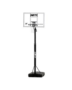 Net1 Millennium Portable Basketball System - Black/White