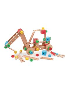 Tidlo Wooden Construction Set - Pack of 91