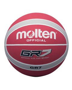Molten BGR Basketball - Size 7 - Red/Silver