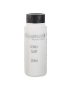 Classmates Acrylic Paint - 500ml - White 