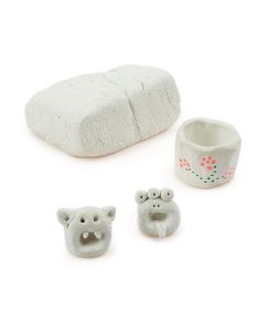 Scola Air Drying Modelling Clay - 1kg - White