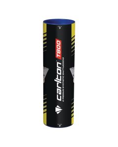 Carlton T800 Shuttlecocks - White - Fast - Tube of 6