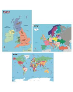Simple Maps - Pack of 3