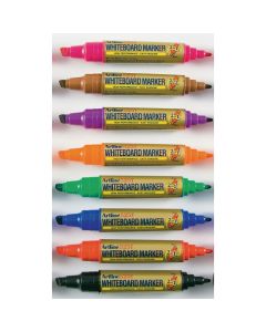 Artline Dual Ended Whiteboard Marker Assorted Bullet/Chisel Tip - Pack of 96