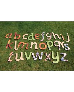 Giant Indoor Outdoor Natural Letters - Pack of 26