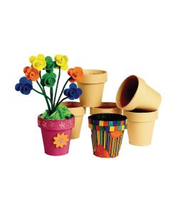 Decorate Your Own Flowerpots - Pack of 12