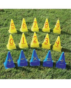 First-Play Number and Symbol Cones - Pack of 15