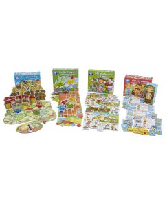Orchard Toys Beginners Board Games - Pack of 4