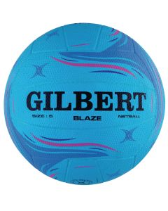 Gilbert Blaze Match Netball - Size 5 - Blue