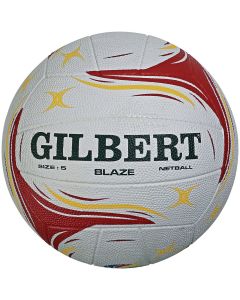 Gilbert Blaze Match Netball - Size 5 - Red