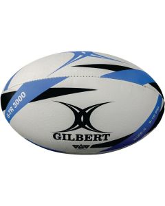 Gilbert G-TR3000 Training Rugby Ball - Size 5 - White/Blue