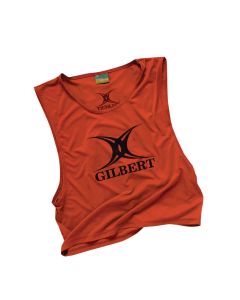 Gilbert Polyester Bib - Adult S-3XL - Red