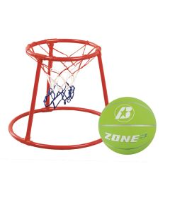 Floor Basketball Set - Size 3 - Red/Green