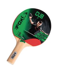 Fox Cub 1 Star Table Tennis Bat - Red