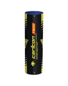 Carlton T800 Shuttlecocks - Yellow - Medium - Pack of 6