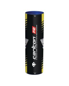 Carlton F2 Shuttlecocks - White - Fast - Pack of 6