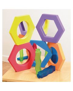 Hexagonal Softies - Pack of 5
