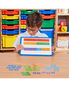 Double-Sided Magnetic Fraction Percentage Bars - Pack of 39