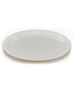 White Melamine Tableware - 230mm Plates - Pack of 12