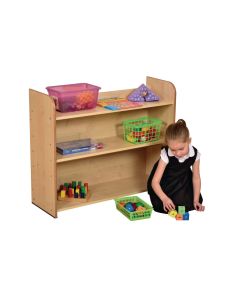 Maple Three Shelf Bookcase