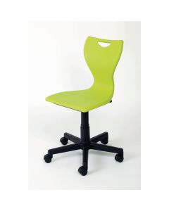 EN50 Computer Chair - Black Glides - Blue
