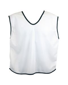 Plain Mesh Training Bib - Kids - White