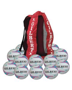 Gilbert APT Training Netball - Size 4 - Purple - Pack 12