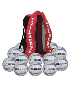 Gilbert APT Training Netball - Size 5 - Purple - Pack 12