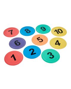 Vinex Number Spots - 1 to 10 - Pack of 10