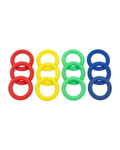 PVC Ring Pack - Assorted - Pack of 12