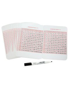 A5 Double Sided Multiplication Grid - Pack of 35