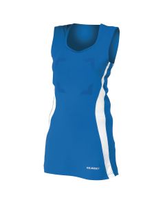 Gilbert Eclipse Netball Dress with Hook & Loop - Royal Blue/White - Size 10