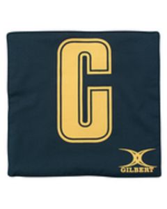 Gilbert Netball Pro Patch Bib - Black/Gold - Pack of 14
