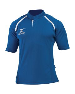 Gilbert Xact Plain Rugby Shirt - Royal Blue - S