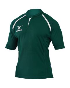 Gilbert Xact Plain Rugby Shirt - Green - 3XL