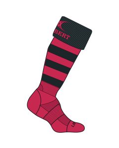 Gilbert Kryten Rugby Socks - Red/Black - UK 3-6 Pair
