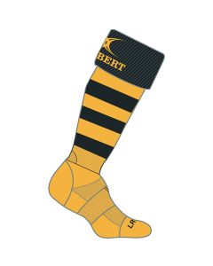 Gilbert Kryten Rugby Socks - Amber/Black - UK 7-13 Pair