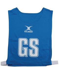 Gilbert Netball Bib - Royal - Pack of 7