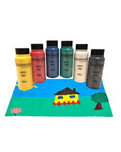 Classmates Acrylic Paint - 500ml - Assorted - Pack of 6 