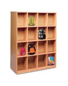 16 Compartment Bag Store Maple