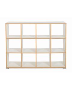 12 Cube Room Divider White