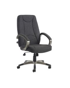 Lucca Managers Chair - Charcoal