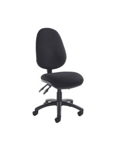 Vantage 3 Lever Chair - No Arms - Black