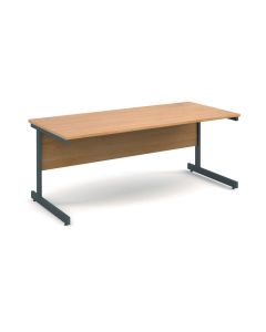 Contract Straight Desk 1400mm - Oak