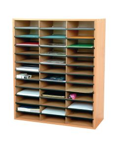 Pigeon Hole Unit 36 Section - Beech