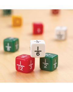 Fraction Dice - Pack of 6