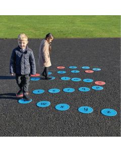 Lowercase Alphabet Indoor/Outdoor Spots - Pack of 26