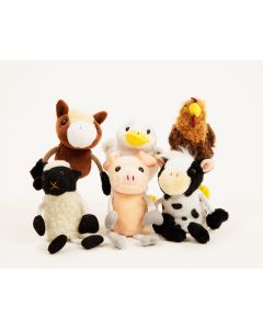 Farm Animal Finger Puppets - Pack of 6